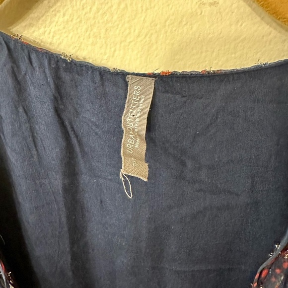 Urban Outfitters UO Printed Chiffon Mini Dress (D4) - Picture 9 of 10